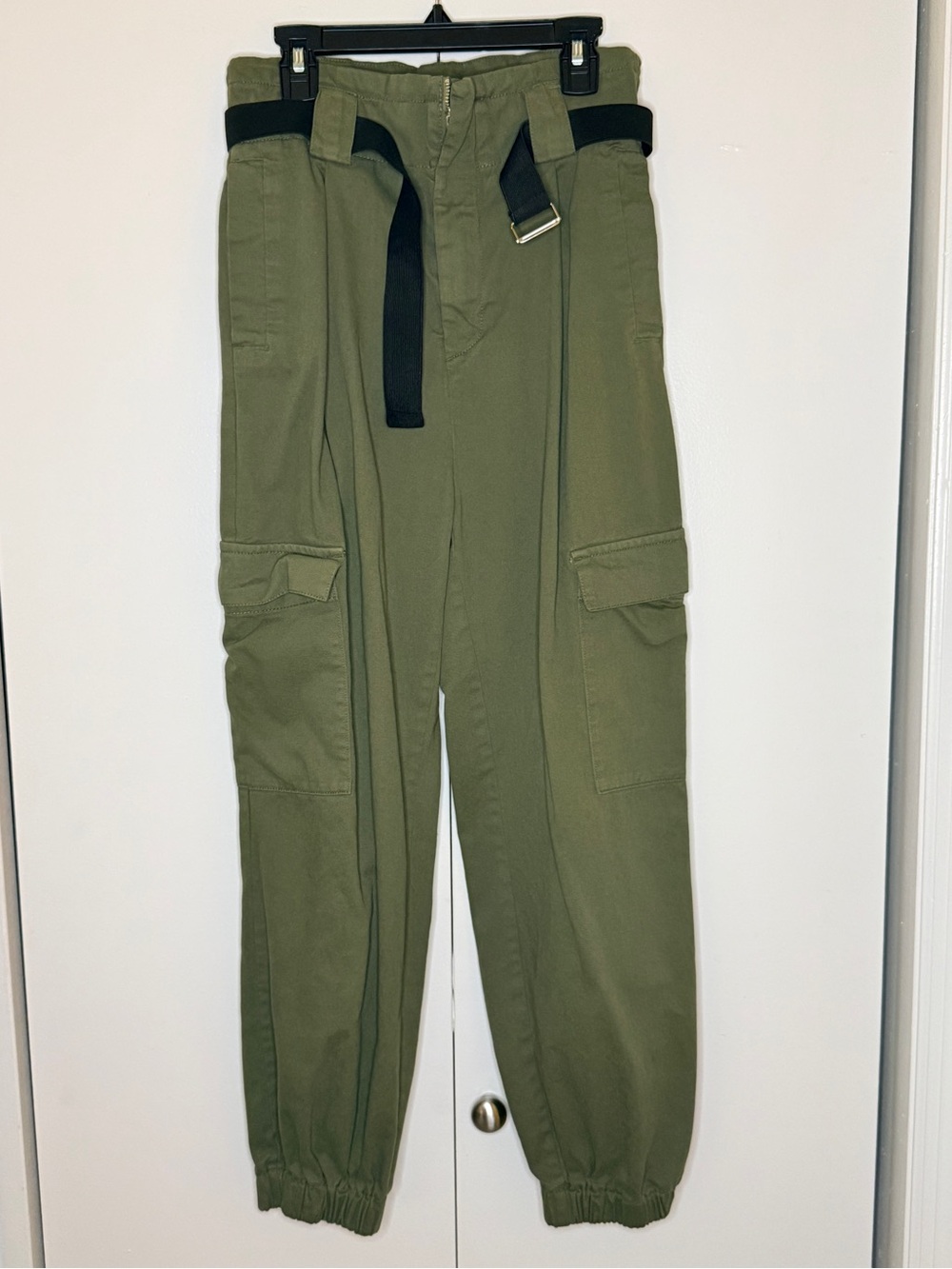 Stradivarius Belted Cargo Pants